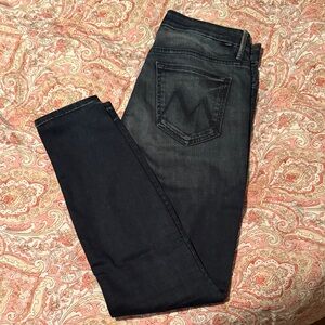MOTHER Dark Wash Skinny Jeans